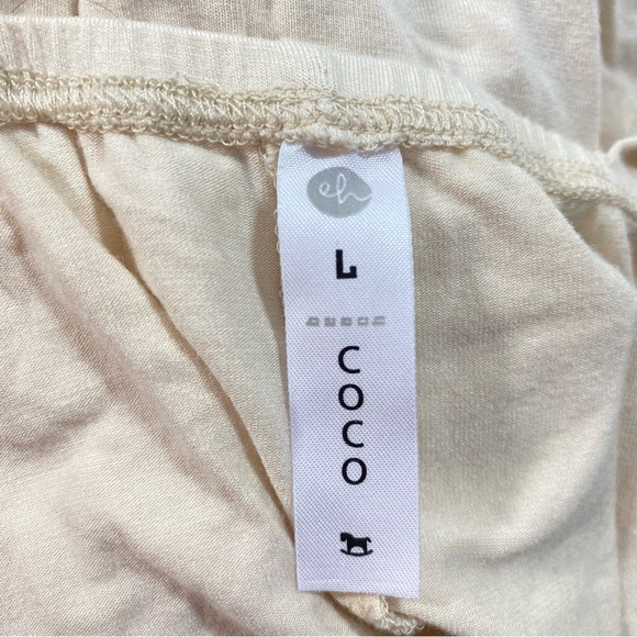 Coco Floor length Dress Women Large Beige white Sleeveless stretch summer dress - Picture 4 of 12